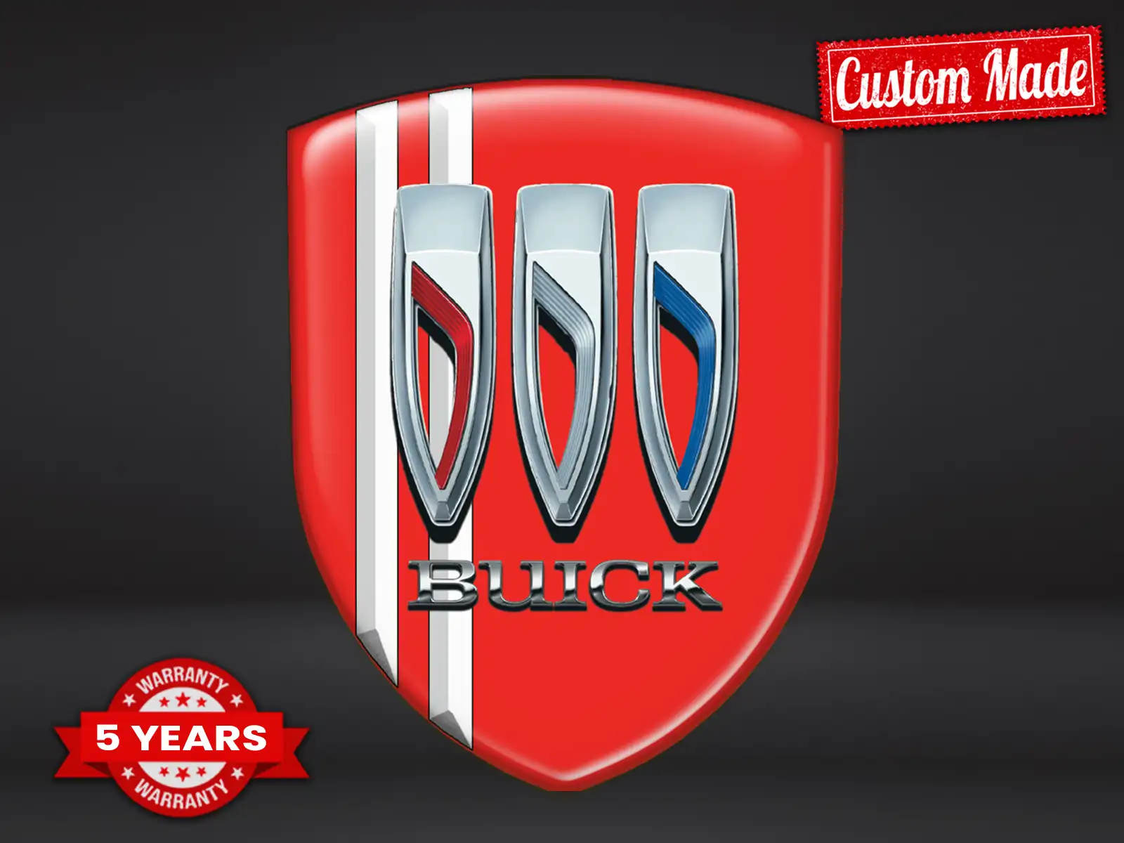 Buick Logo Auto De Moda Duradero Máximo Pro Edición